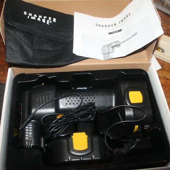 $119.99 New Cordless Auto Stop Tire Inflator by Sharper Image - Picture 3 of 5